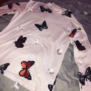 SHEIN ‘Butterfly Print Tee’ 🦋